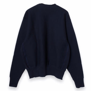 Camber USA - Cross-Knit Crew Neck Sweatshirt (Navy)