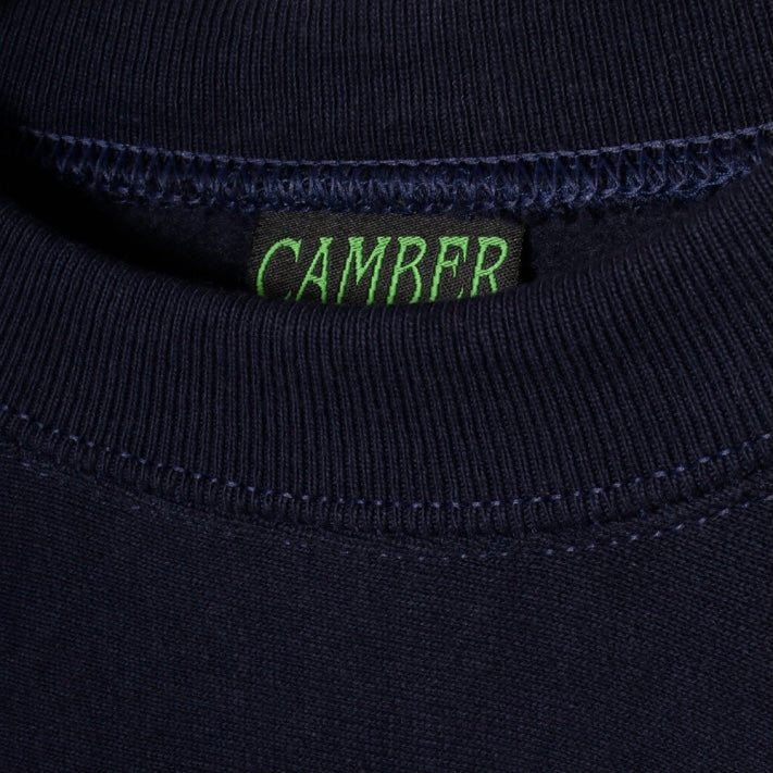 Camber USA - Cross-Knit Crew Neck Sweatshirt (Navy)