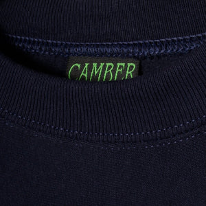 Camber USA - Cross-Knit Crew Neck Sweatshirt (Navy)