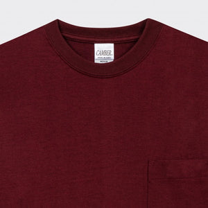 Camber USA - Max-Weight Pocket T-Shirt (Burgundy)