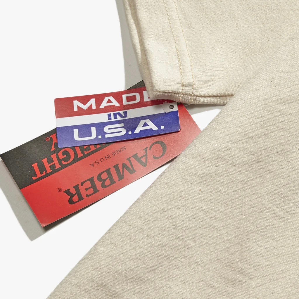Camber USA - Max-Weight Pocket T-Shirt (Natural)
