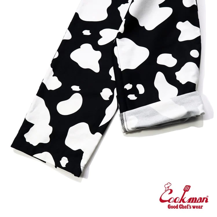 Cookman - Chef Pants Cow (Black)