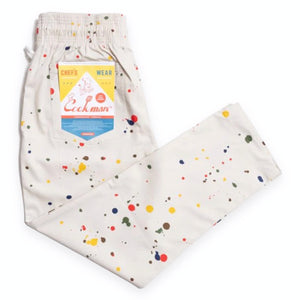 Cookman - Chef Pants Sauce Splash (Cream)