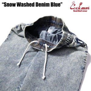 Cookman - Chef Pants Snow Washed Denim (Blue)