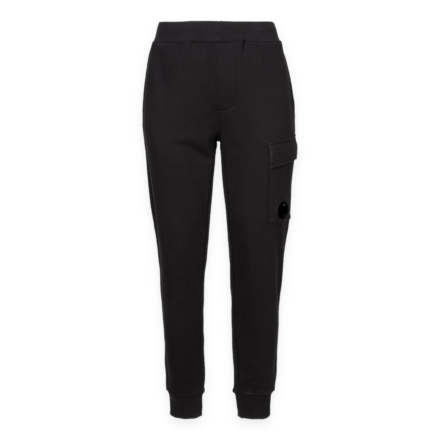 C.P. Company - Diagonal Raised Fleece Sweatpants (Black)
