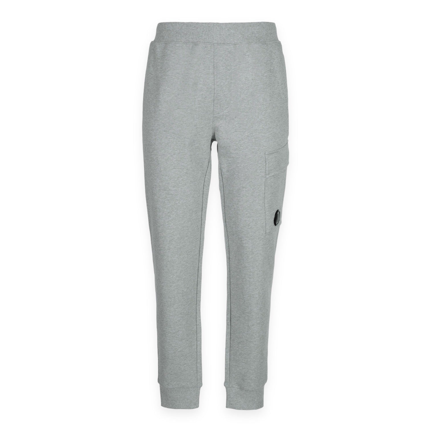 C.P. Company - Diagonal Raised Fleece Sweatpants (Grey Melange)