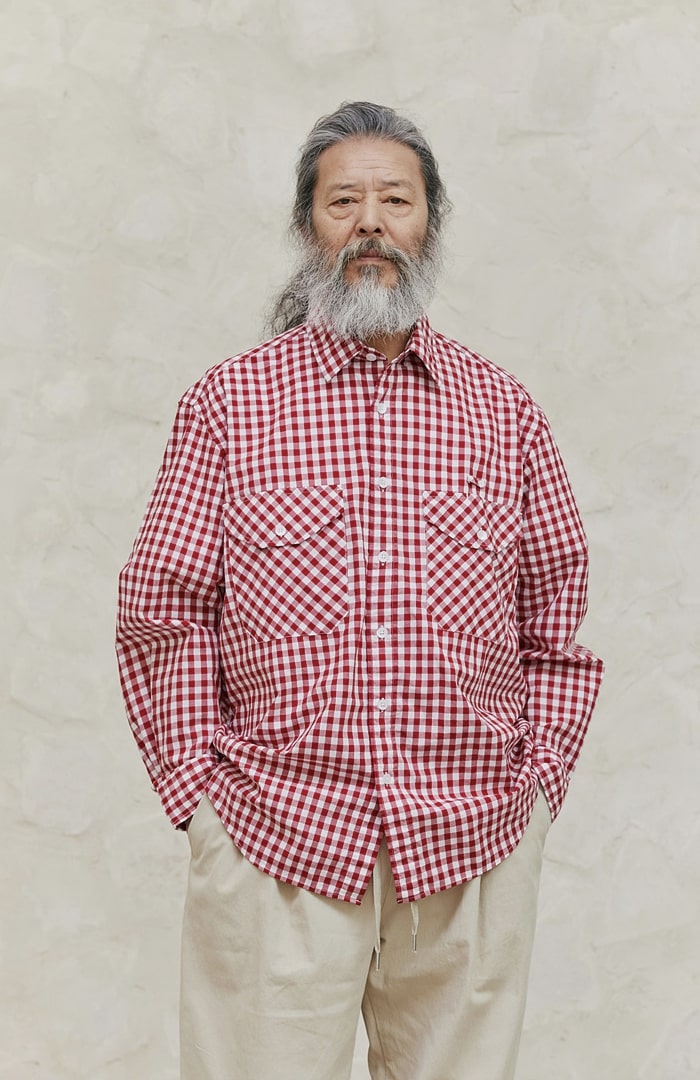 Frizmworks - Compact Check Oversized Shirt (Red)