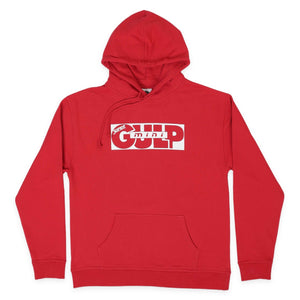 Good Morning Tapes - Super Mini Gulp Fleece Pullover Hood (Cherry)