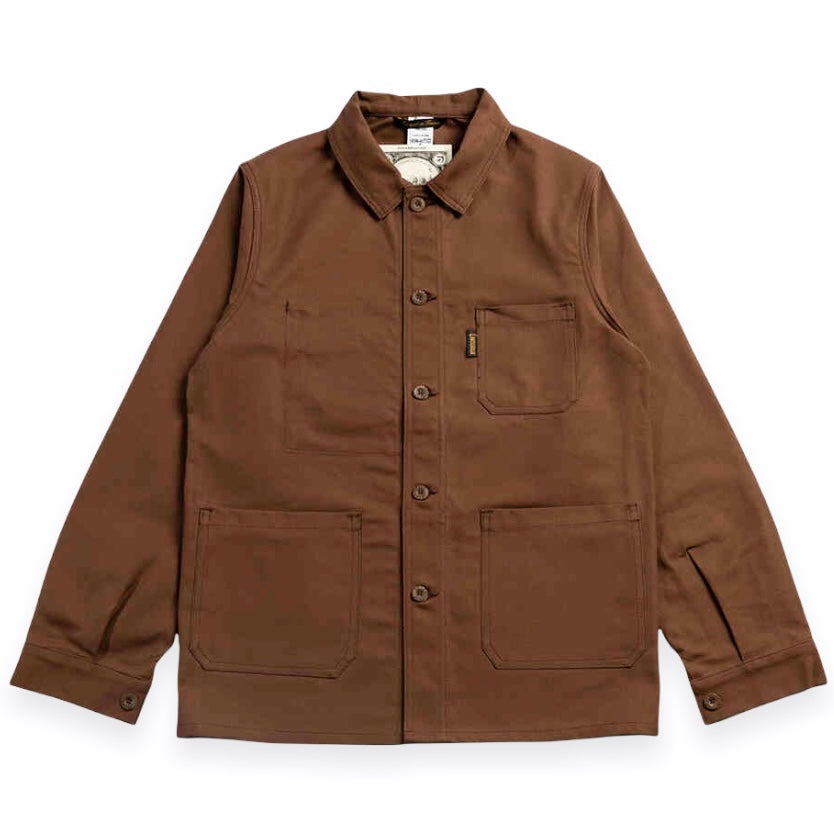 Le Laboureur - Veste de Travail Coton Drill (Brown)