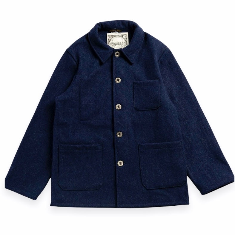 Le Laboureur - Veste de Travail Laine (Navy)