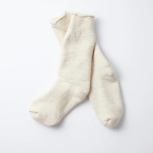 RoToTo - Double Face Crew Socks (Ivory)